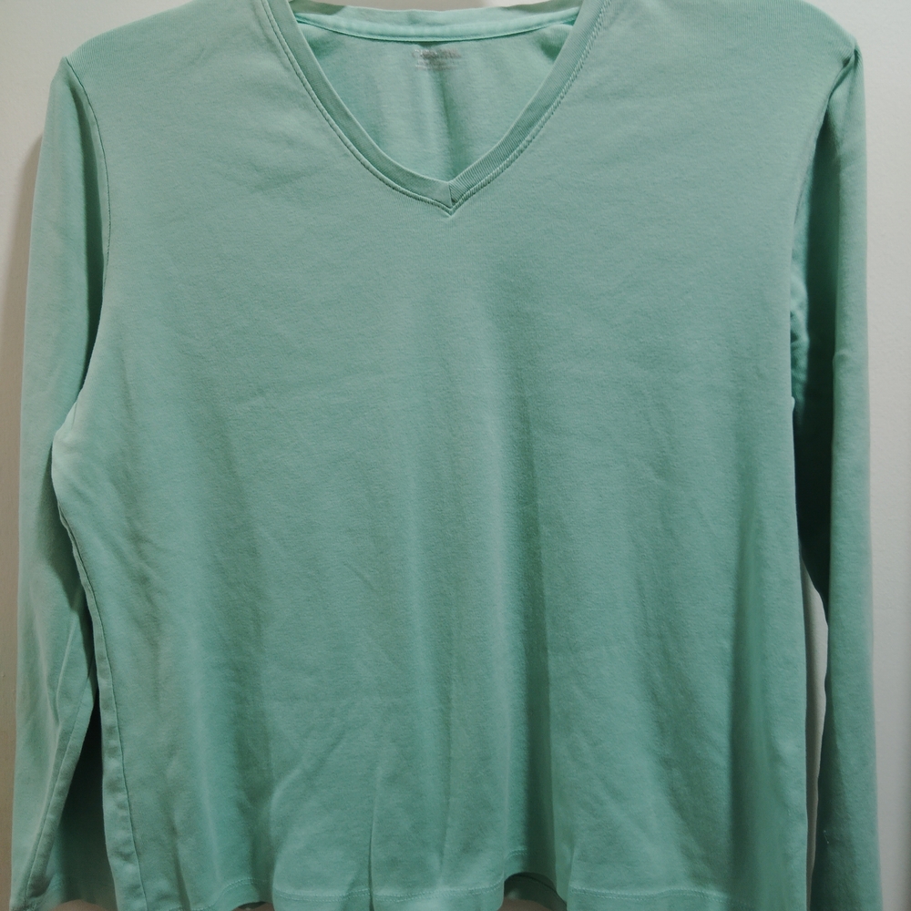 Cherokee Mint Green Long Sleeve Tee